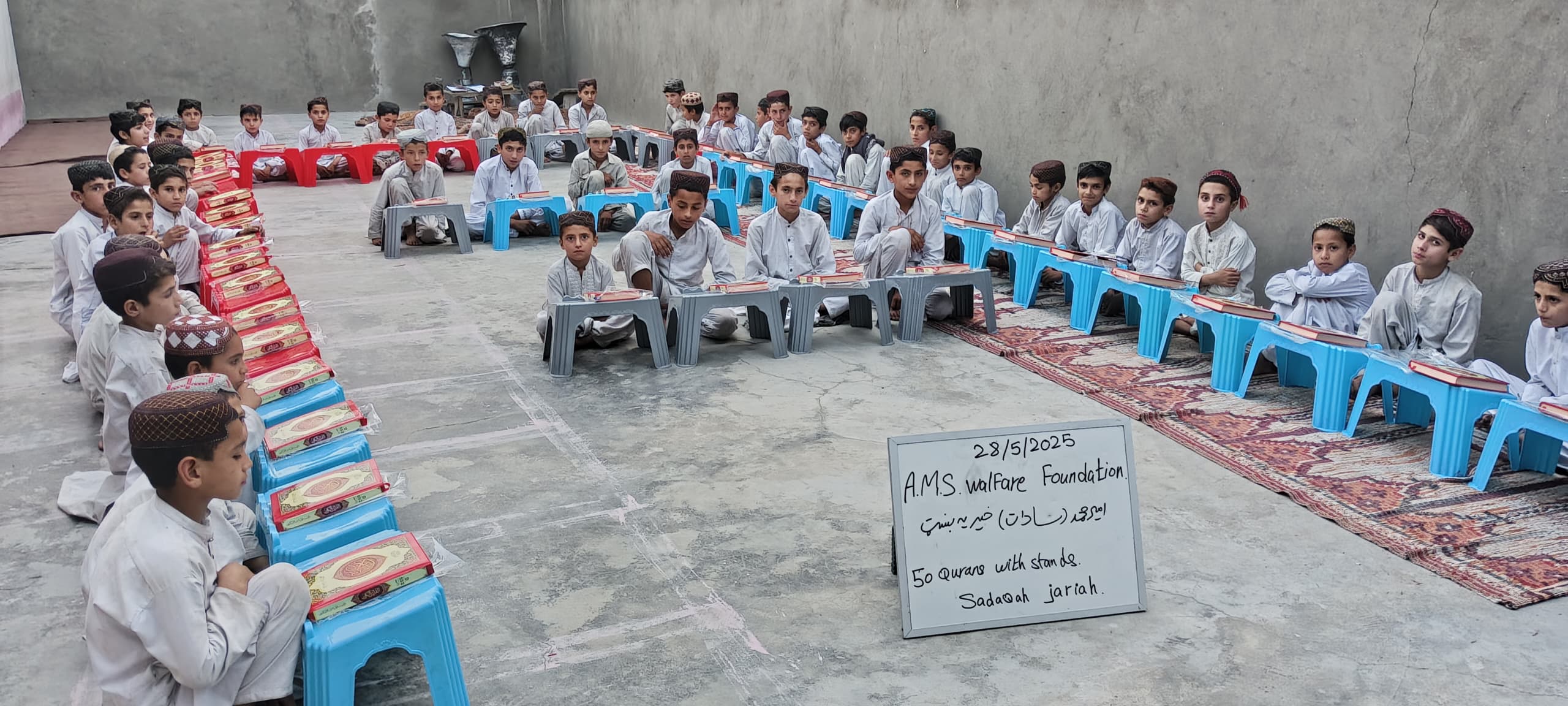 Qur’an Distribution to Madrasa Children